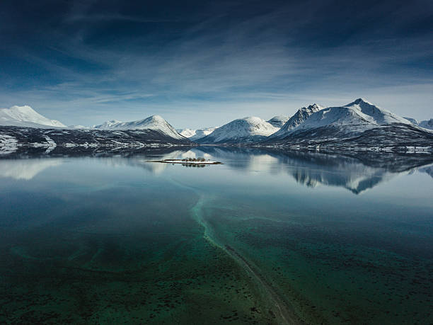 lofoten landscape in winter