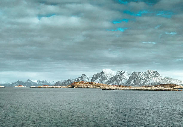 lofoten landscape in winter