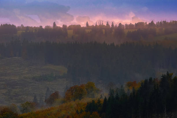 Autumn weather in the Thuringian Forest