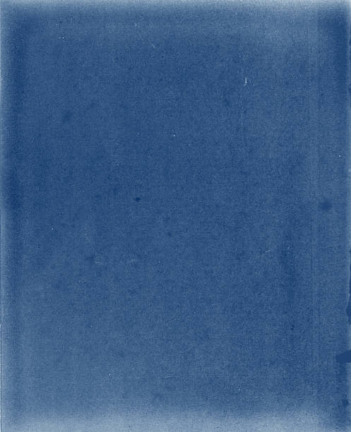 istock Blank cyanotype style vintage blue paper 2241667454
