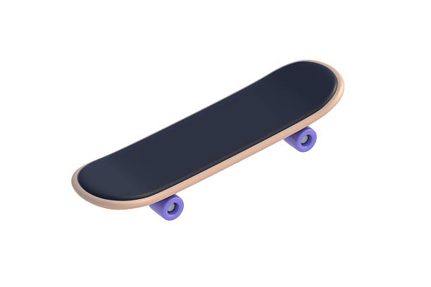 istock Skateboard isolated on white background. Sports equipment. 3d render 2241699640