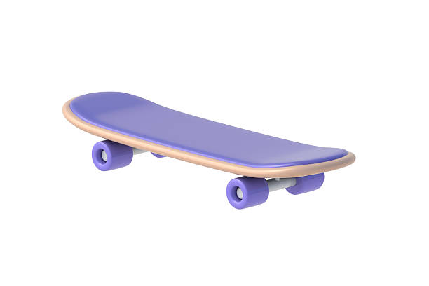 istock Skateboard isolated on white background. Sports equipment. 3d render 2241699641