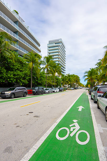 istock Miami Beach dedicated bike lanes 2241700367