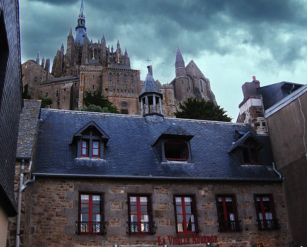 istock Mont Saint Michel village 2241701956