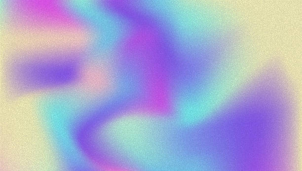 istock Noise Gradient Background. Abstract Grainy Bg In Pink, Purple And Blue Colors. Iridescent Hologram. Pearlescent Holographic Texture With Rainbow Foil. Plastic Burn Effect With Neon Transition 2241702313