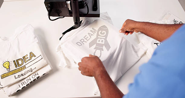 istock Custom T-Shirt Printing Services: Heat Press 2241714808