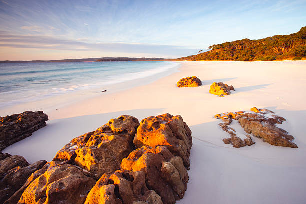 istock Morning sunlight Hyams Beach Australia 2241715190