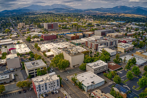 istock Aerial View of Redding, California during Summer 2241717389