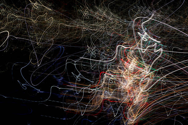 City lights painting the night
