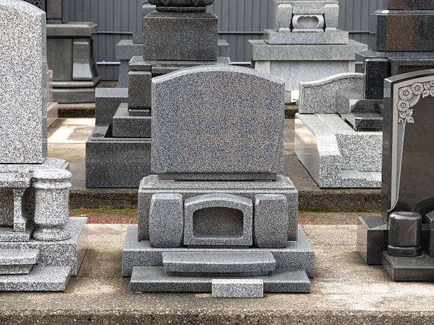 istock Brand new gravestones in Japan 2241729848