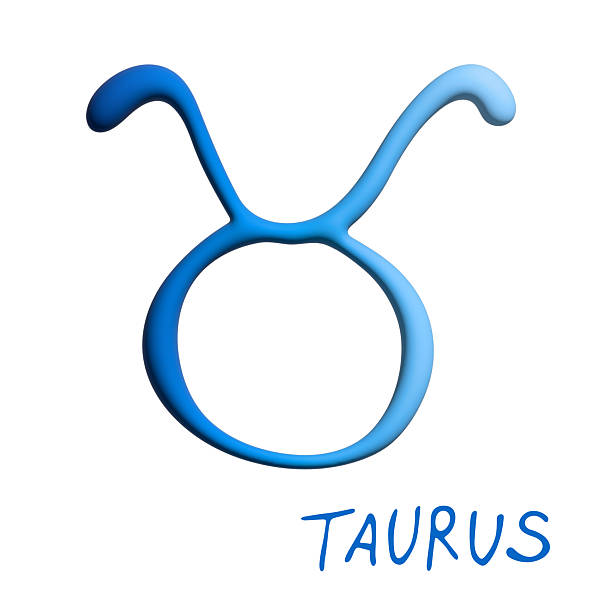 3d taurus zodiac sign Astrology clipart Element for design