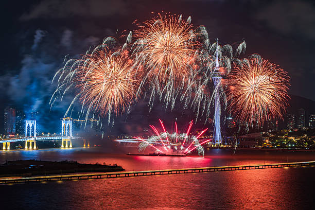 istock Fireworks at the 33th Macao International Fireworks Display Contest 2241734527