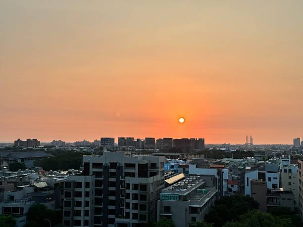 istock Beautiful sunset in Tainan city 2241754240
