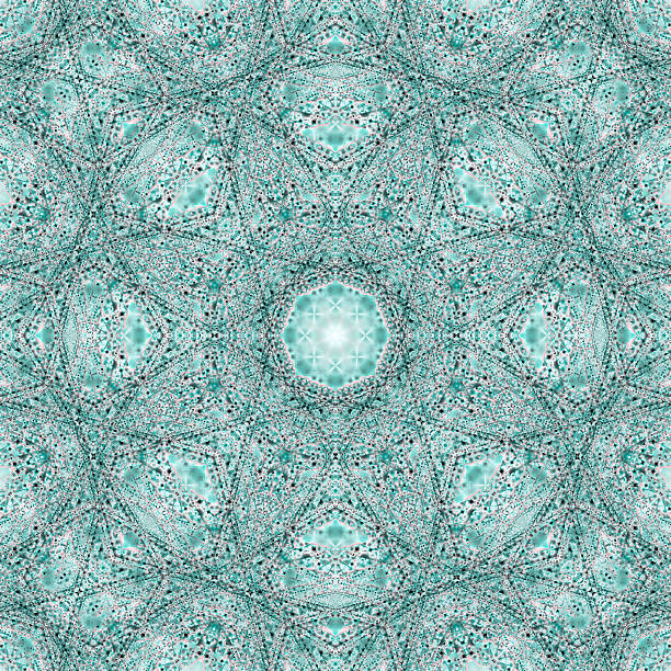 Seamless pattern with symmetric geometric ornament. Beautiful pattern for design, printing, batik.