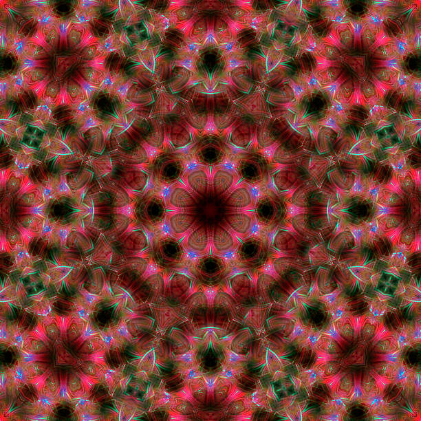A vibrant geometric pattern in vibrant colors. The design creates a lively and playful visual appeal for the background.