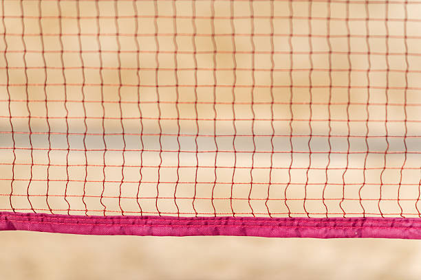 istock Close-Up of Red Badminton Net 2241763128