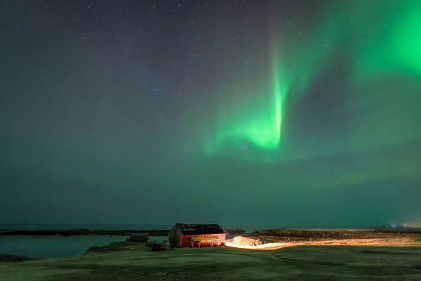 istock Northern Lights over Arctic Landscape, Norway 2241763432