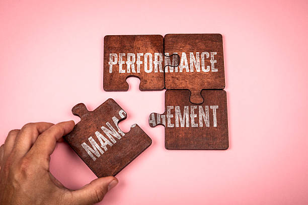 istock Hand Completing Puzzle with Words Performance Management Representing Business Improvement and Productivity Concept 2241763956