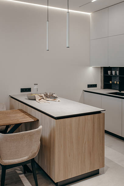 istock Interior of modern kitchen studio in house 2241764248
