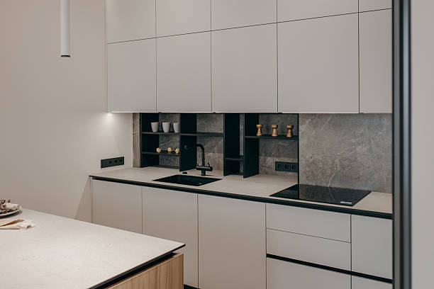 istock Interior of modern kitchen studio in house 2241764261