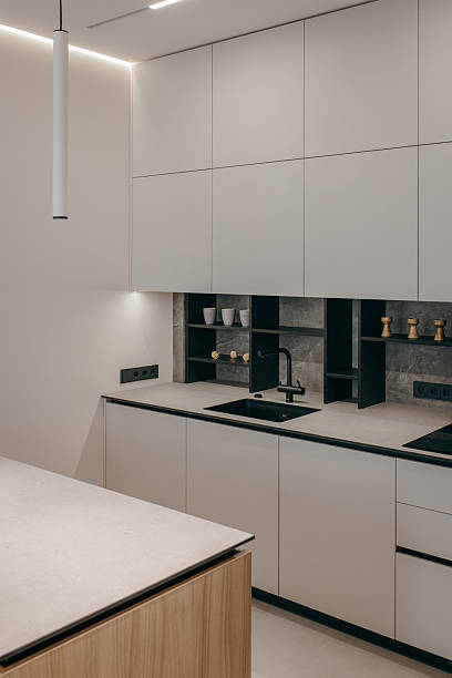 istock Interior of modern kitchen studio in house 2241764265