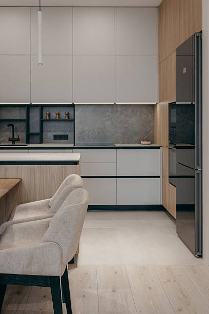 istock Interior of modern kitchen studio in house 2241764268