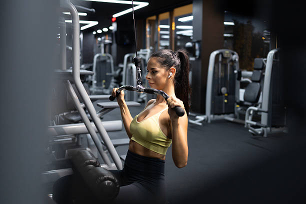 istock Training hard in the gym. 2241769349