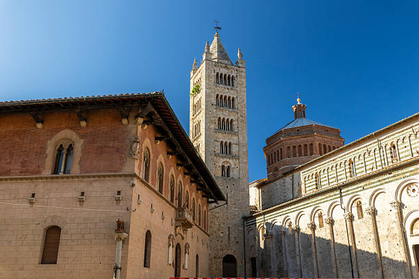 istock Massa Marittima Duomo bell tower and historic buildings 2241796622