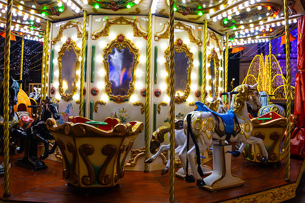 Horse carousel at the Christmas Market