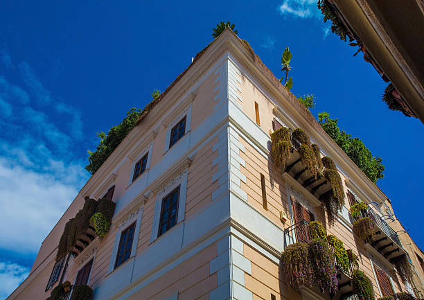 Example of old architecture seen from Old San Juan Puerto Rico
