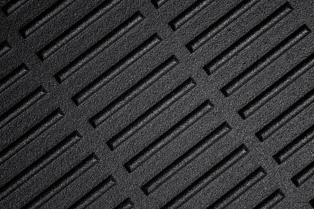 istock Cast iron grill pan close-up showcasing textured surface for even heat distribution and cooking versatility during outdoor meals 2241816875