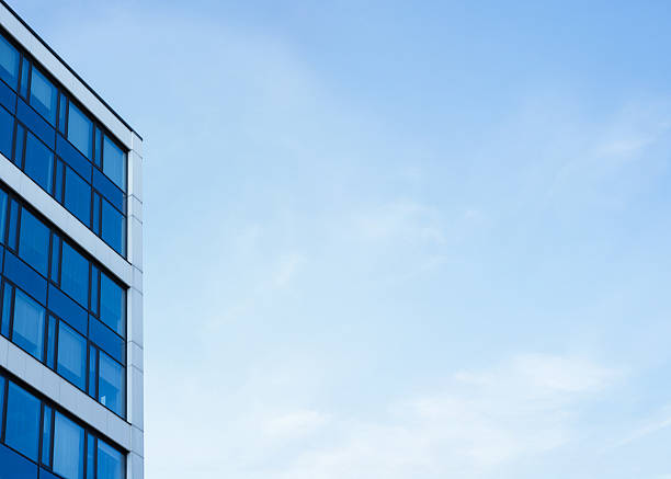 istock Modern Office Building Against Clear Sky 2241830053