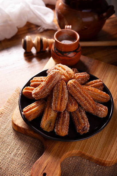 istock Christmas churros and hot chocolate 2241830359