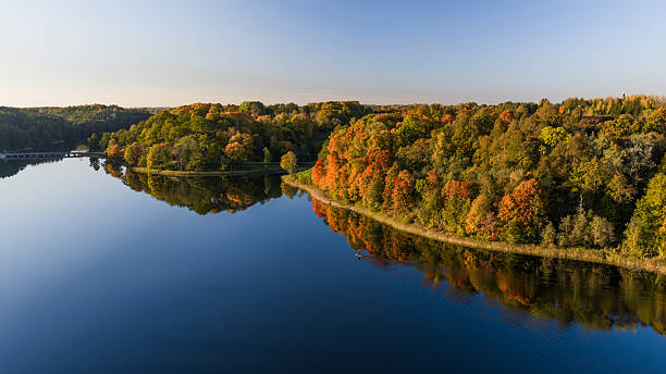 istock Lake Dubingiai (Asveja) in autumn 2241840374