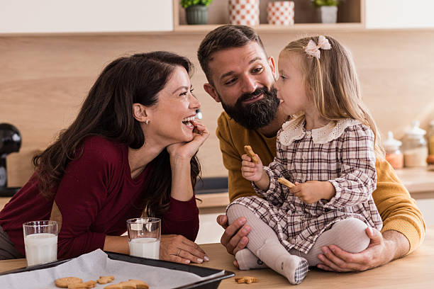 istock Festive Family Moment in Cozy Kitchen 2241851943