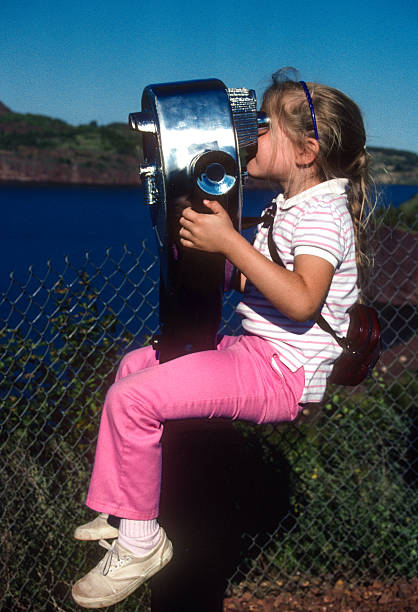 Tower Soudan Mine SP - Girl Tries Binoculars - 1988