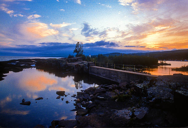 istock Grand Marais - Sundown Over the Breakwater - 1988 2241853588