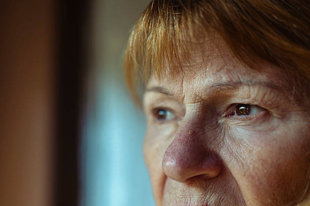 istock A Senior  Woman With Worried Expression Thinking About Cognitive Health 2241853615