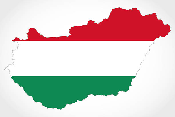 istock Vector artwork of detailed outline map of HUNGARY 2241864035