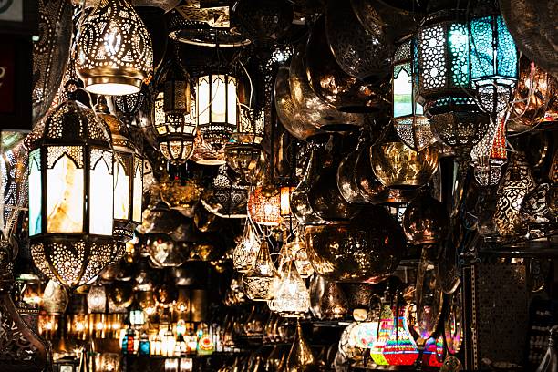 istock Traditional Moroccan Lanterns in Market 2241867421