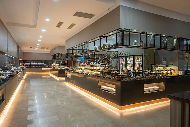 istock Restaurant interior in luxury resort hotel 2241867969
