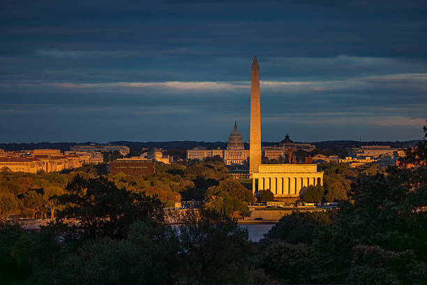 istock Golden Sunset Over Washington D.C. Monuments and the U.S. Capitol 2241875505