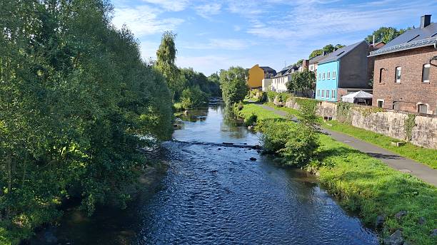istock Saxon Saale, a river in Oberkotzau, Bavaria, Germany 2241884982