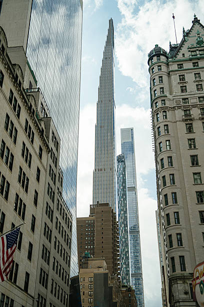 istock Tall Modern Skyscraper Among Historic Buildings in Midtown Manhattan 2241887622