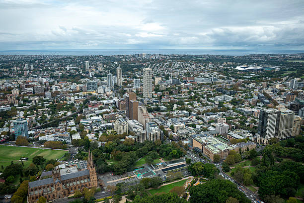 istock Aerial view of Central Sydney, Australia 2241893272