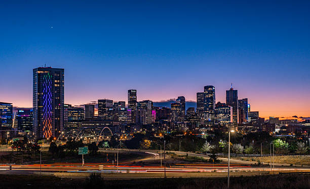 istock Sunrise Over Denver Skyline - Series 2241915110