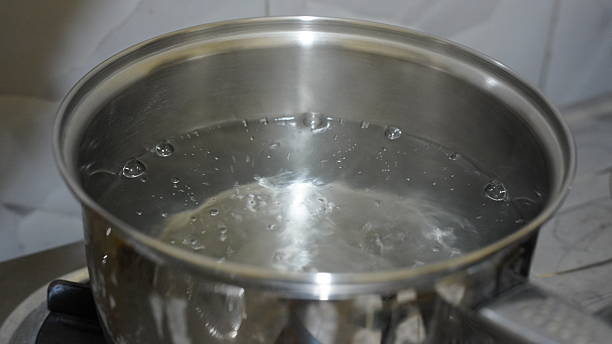 istock Boil water in a stainless steel pan 2241928466