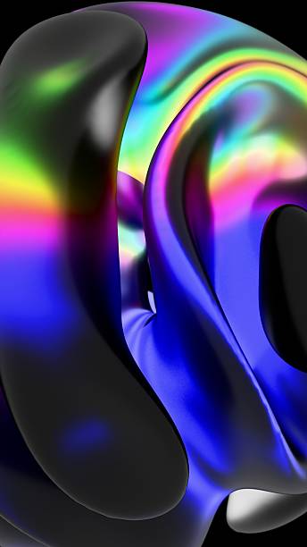 istock Abstract colorful fluid shape design, modern, art abstract 2241940801