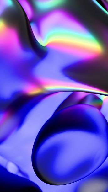 istock Abstract colorful fluid background texture, iridescent, shapes abstract 2241940822