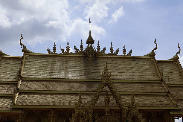 Majestic architectural structure, intricate design and ornate details, dramatic sky backdrop, ideal for travel or culture themes.
